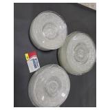 Vntg Indiana Glass Crystal Ice Salad Plates & more