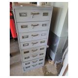 Vintage Metal File/Parts Cabinet