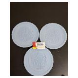 Fenton Art Glass Bicentennial Plates