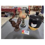Chicken Cookie Jar & Chicken Decor