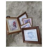 Assorted Framed Decor