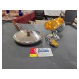 Vntg Silver Plated Sugar Bowl w/Spoon & Butler