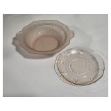 Vntg Mayfair Pink Depression Glass Misc. Lot