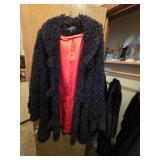 Montanaco Faux Curly Fur Coat XL