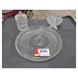 Brilliant Cut Dishes & Indiana Glass Diamond Point