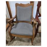 Antique Oak Rocking Chair
