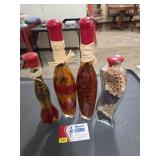Faux Tuscan Kitch Decor Bottles