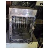 Hot Dog Cooker & Metal Cabinet