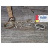 Vintage Bracelets, Earrings, & Brooch