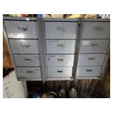 Metal Bins & Contents