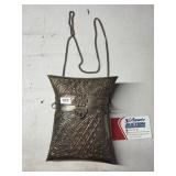 Vintage Brass & Copper Hinged Pillow Purse