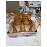 Marigold Carnival Glass Pitchers & Glasses