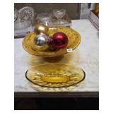 Amber Glass & Decor Balls