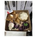 Vintage Glassware, Collectible Grape Cream.Sugar