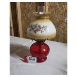 Oil Lamp w/ Chimney & Globe