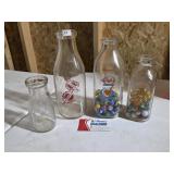 Milk Bottles & Marbles