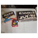 Rummikub, Rack-O, Uno