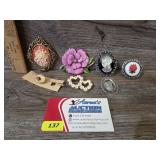Vintage Floral Brooches & Pins