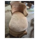 Vintage Napoleon III Style Boudoir Lounge Chair