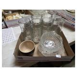 Assorted Cut/Clear Glass Lot
