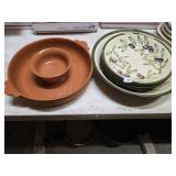 Pasta Bowl, Plates, & Salsa Chip Bowl