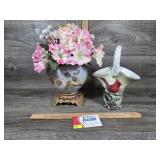 Vintage Hautman Bros. Porcelain Basket, & more