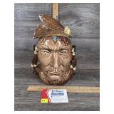 Vintage 1954 McCoy Chief Pontiac Indian Cookie Jar