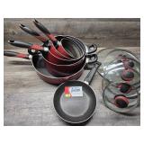 Mirro Pot & Skillets w/ Lids