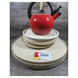 Tea Pot & Lazy Susan Stack