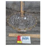 Vintage Fostoria Bowl w/ Honeycomb Pattern