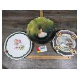 Antique R.S. Prussia Porcelain Serving Plate & Moe