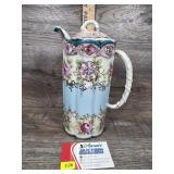 Antique Hand-Paintd Chocolate Pot
