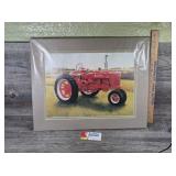 Farmall Tractor Matted Picture