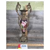 Antique Hand Painted Victorian-Style Mantle Ewer