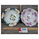 Antique R.S. Prussia Porcelain Scalloped Bowls