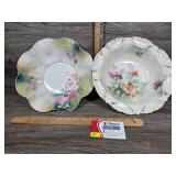 Antique R.S. Prussia Porcelain Scalloped Bowls