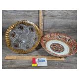 Imperial Glass Co, Punch Bowl, & Bowl