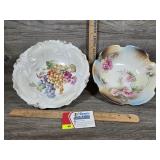 Antique R.S. Prussia Porcelain Scalloped Bowls