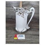 Antique RS Germany Hand-Painted Porcelain Pitcher