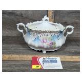 Antq R.S. Prussia Porcelain Biscuit Jar