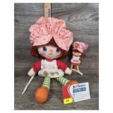 Strawberry Shortcake Rag Doll & MIni