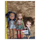 Trio Misc. Dolls