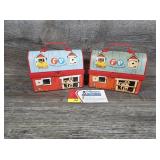 Fisher-Price Mini Toy Farm Barn Lunch Boxes