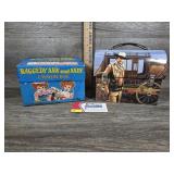 Vintage Raggedy Ann & Andy Crayon Box & Lunchbox