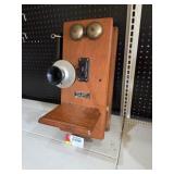 Antique Hand-Crank Telephone