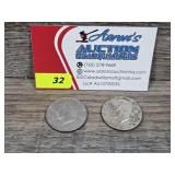 1979 & 1968 Kennedy Half Dollars