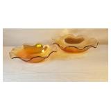 Pair Opalescent Bowls