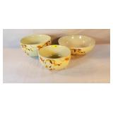Hall Jewel Tea Autumn  Leaf  Serving Bowls