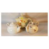 Trio of Tea Pots