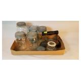 Ball Jars & Antique Electric Iron